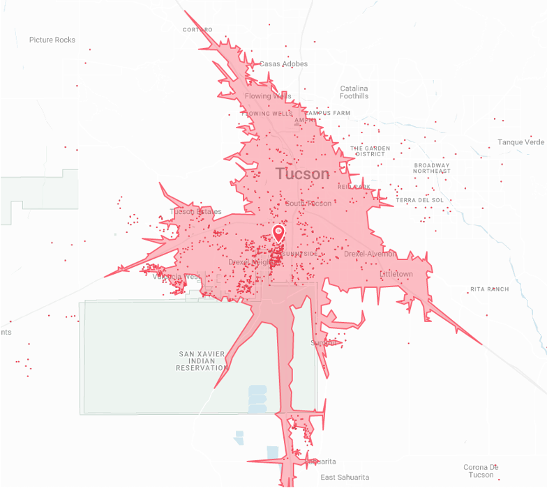  Mister Car Wash Map Tucson